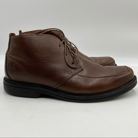 Timberland Genuine Leather Chukka Boots Size 10.5 Brown Smart Comfort System - Picture 7 of 16